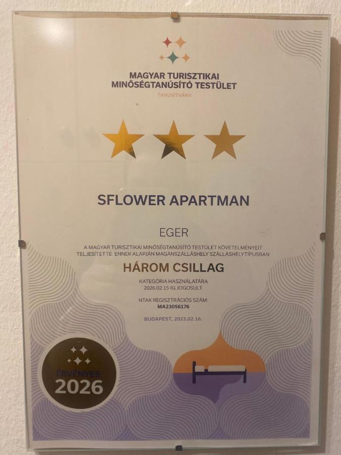 Sflower Apartman Eger Luaran gambar